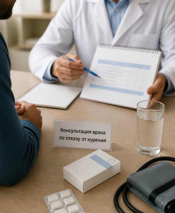 Консультация врача по отказу от курения для взрослых в Климовске